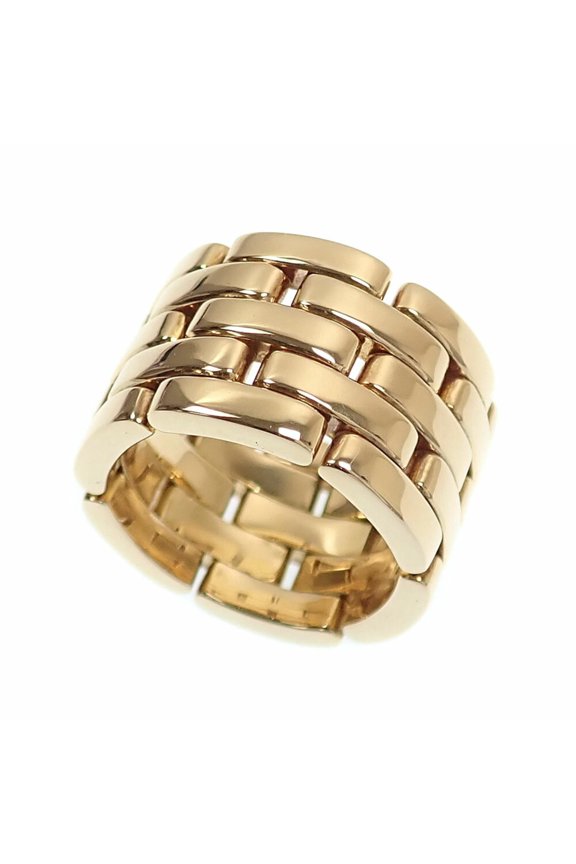 Pre-Owned Cartier Maillon Panthre Ring, Women's, 18K Pink Gold, Size 10.5 (#51), 21.5g, Gold...