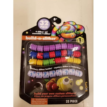 Slither.io Series 1 build-a-slither 4 slither set 32 pieces By