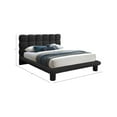 thumbnail image 3 of Meridian Furniture Deco Black Boucle Fabric Queen Bed, 3 of 6