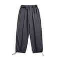thumbnail image 2 of Vedolay Men's Pants Loose Baggy with Pockets Gym Sweatpants 2023 Dark Gray,L, 2 of 4