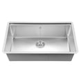 thumbnail image 4 of STARSTAR Workstation Ledge Undermount Single Bowl 304 Stainless Steel Kitchen Sink, With Grid, Colander, Cutting Board (30 x 19), 4 of 4