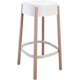 thumbnail image 1 of Banco Taburete KZN Grupo Microtec PP Pata Madera Minimalista Moderno Fijo, 1 of 2