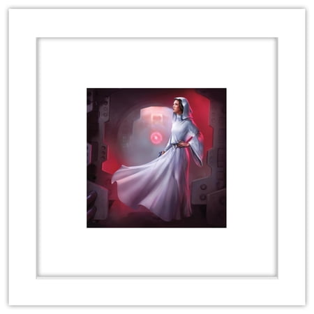 Gallery Pops Star Wars: Saga – Moments Edge Princess Leia Wall Art White Framed Version 12 x 12