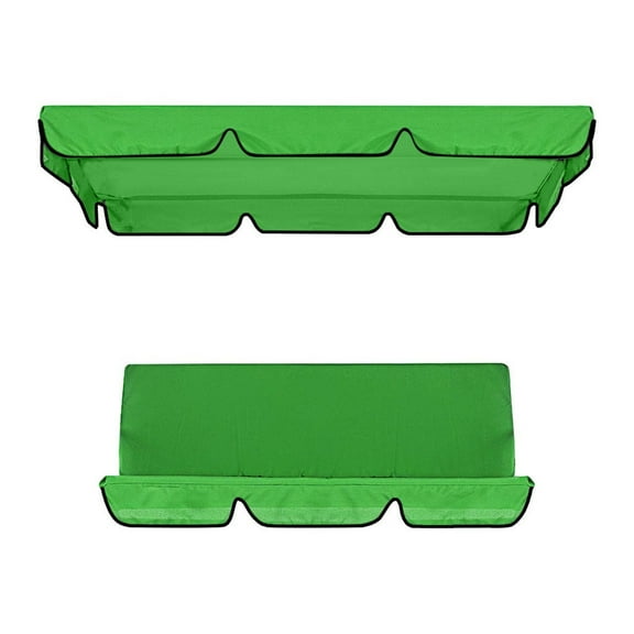 EARKITY Patio Swing Canopy Cover Set, Porch Swing Canopy, Garden Swing Seat Canopy Cover, Swing Replacement Top Cover Swing Cushion Cover, Waterproof Windproof Anti-UV, for Patio Courtyard Garden