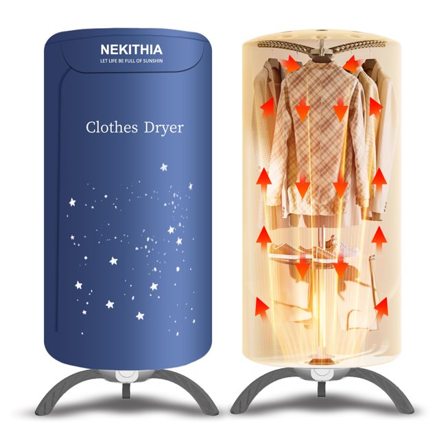 Secadora de ropa portátil Nekithia mejorada de 900 W para la familia