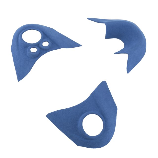 Cubiertas de adornos para volante, repuesto de decoración Interior de gamuza para MINI F54 F55 F56 F57 F60Blue