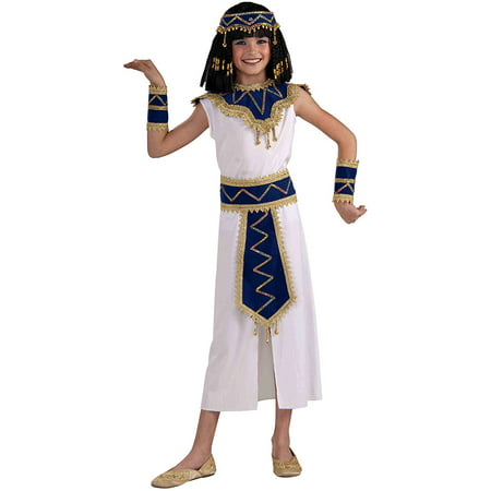 Princess of the Pyramids Egyptian Child's Costume, Large, Princess of the Pyramids child costume contains dress with coordinating collar, belt, wristbands and headband By Forum