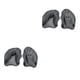 thumbnail image 2 of Yuarrent 1 par de palas de mano universales para niños con correa ajustable, entrenador de paleta de natación, tren de ejercicio, buceo, negro Type1 NO1, 2 of 6