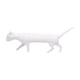 thumbnail image 3 of Estatua de gato de resina, figura decorativa, colección, decoración de escritorio. Blanco, 3 of 9