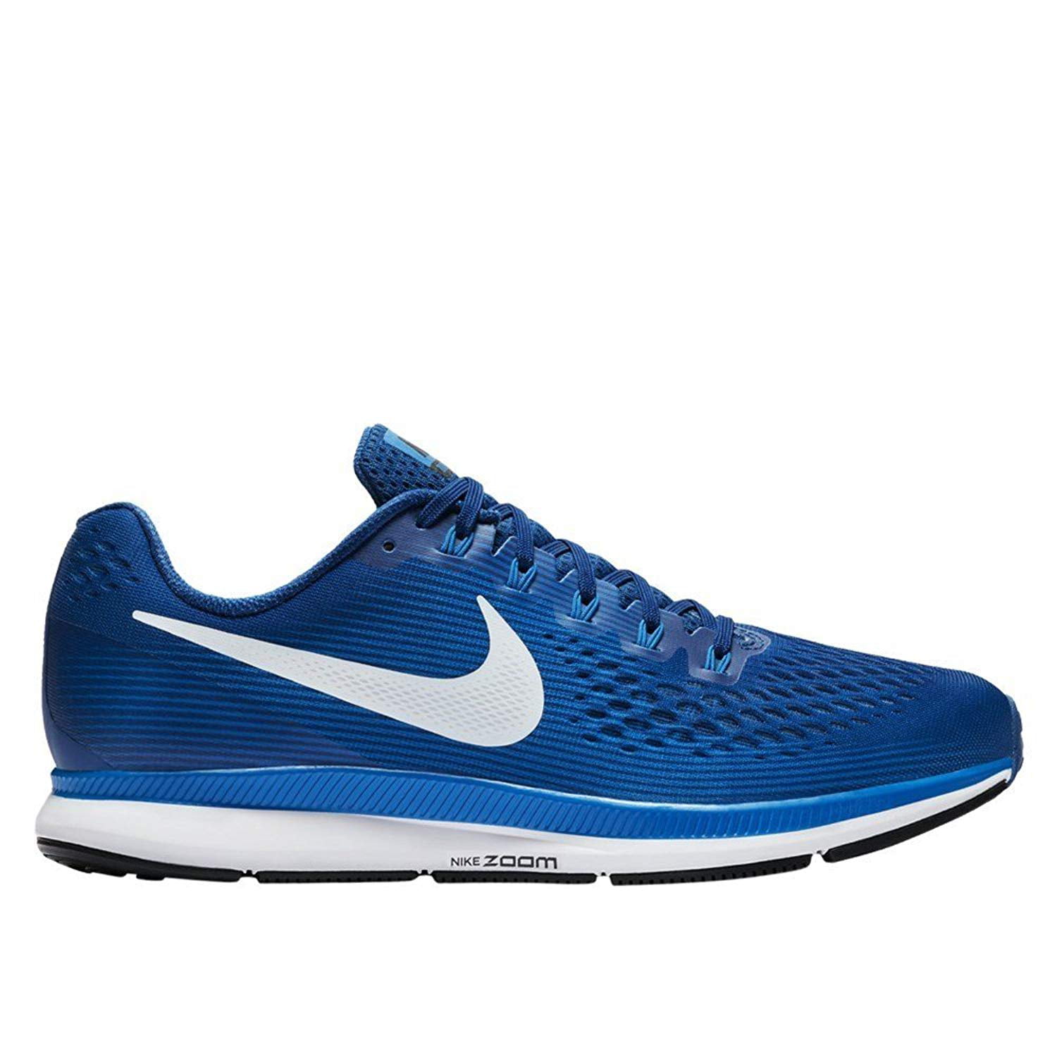 Nike Air Zoom Pegasus 34 Running Shoe, Gym Blue/Blue Nebula, 12 ...