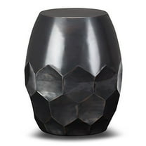 Simpli Home Flanigan Contemporary 16 inch Wide Metal Accent Side Table in Antique Copper, Fully Assembled