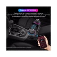 thumbnail image 3 of Receptor Bluetooth Y Transmisor Fm Auto Cargador Rápido 2usb Negro, 3 of 5