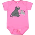 thumbnail image 3 of Inktastic Cute Rhinos Boys or Girls Baby Bodysuit, 3 of 5