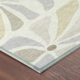 thumbnail image 3 of Addison Rugs Chantille Indoor/Outdoor Transitional Floral Ivory Machine Washable Round Rug, 8' x 8', 3 of 7