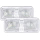 thumbnail image 1 of Luces LED interiores de 12 V para techo de autocaravana, luz LED blanca natural de 12 V y 6 W, luz doble con interruptor para autocaravana, caravana, barco, paquete de 2, 1 of 5