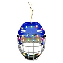 Personalized Hockey Ornament - Custom 2D Acrylic Christmas Tree Decoration with & Cage Design, Gift for Ice Hockey Players and Lovers, Unique Xmas Hanging Gift