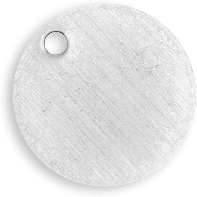 Uxcell 50mm Steel Disc, 10pcs Round Metal Stamping Blanks Tags