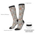thumbnail image 5 of Picia Women Crew Soft Moisture-wicking Socks Funny Chicken Pattern Design Cotton Socks, One Size fit All, 5 of 9