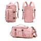 thumbnail image 4 of Bolsa de viaje de gran capacidad, almacén de calzado independiente, separación de ropa seca y húmeda, mochila impermeable, 4 of 6