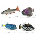 thumbnail image 3 of MesaSe Tropical Fish Model Realistic Oncorhynchus Boxfish Clown Triggerfish Solid Model Ornament Miniature Sea Animal Fish Figurine Fish Tank Decoration Kids Educational Toy, 3 of 12