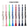 thumbnail image 2 of 17 Key Bb Clarinet Set, Professional Woodwind Instrument, Lightweight ABS Design with Gloves, Cleaning Cloth, Screwdriver & Reed Storage Case for Easy Maintenance, 2 of 7