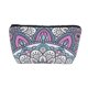 thumbnail image 1 of Bolsas de Maquillaje Impresas con Flores 1 Pc para Vacaciones Viaje Verde Púrpura Poliéster, 1 of 5