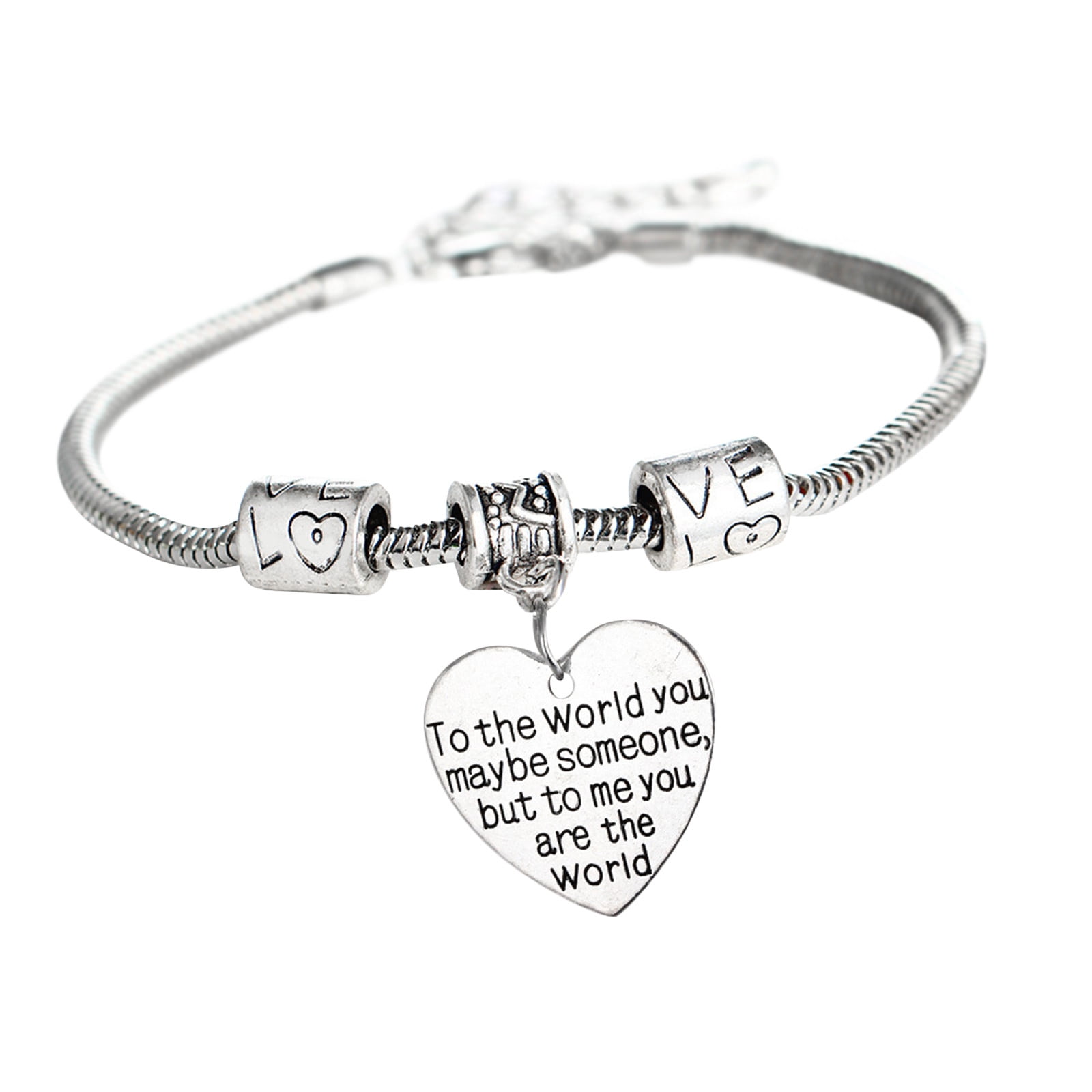 ZTTD Family Member Bracelet Family Bracelet Alloy Lettering Bracelet
