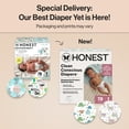 thumbnail image 4 of The Honest Company Clean Conscious Diapers® | Up to 100% Leak Protection I Designed to Protect Delicate Skin Hypoallergenic + Fragrance Free All the Alpacas + Turtle Time, Size 1, 78 Count Club Box, 4 of 10