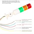 thumbnail image 3 of Foldable Multi-layer LED Alarm Light Signal Tower Light MachineTool Light 12-24V BEM-X-50-2T-D, 3 of 9