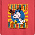 thumbnail image 2 of Peanuts - Snoopy Celebrate Karneval - Women's Lightweight French Terry Pullover, 2 of 6