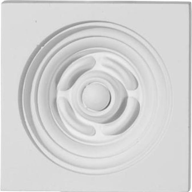3.87 In. W X 3.87 In. H X 1.12 In. P Architectural Lyon Plinth Block