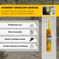 thumbnail image 2 of Sika Sikabond - Hardscape adhesive - Gray - Durable and flexible outdoor adhesive - For landscape projects - Exterior use - 10.1 fl oz, 2 of 6