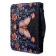 thumbnail image 3 of HELLHERO Butterfly Rose Pattern Church Bible Bag for Women, Top Handle Bible Covers with Large Capacity for Bible Study Prayer Christian Prayer, 3 of 12