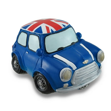 Vintage Style Union Jack Mini Cooper Coin Bank Car Piggy Vintage Style Union Jack Mini Cooper Coin Bank Car Piggy