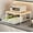 White, variant on Kitchen Microwave Stand with Storage Basket, Countertop Storage Rack, Black