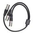 thumbnail image 2 of Audio Splitter Line Audio Adapter Cable Audio Adapter Supply JORINDO JD60711 XLR Male To Dual XLR Male Cable YType Splitter Microphone Cable, 2 of 8