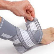 NeoTech Care Adjustable Ankle Support Brace, Gray (Size L, 1 Unit)