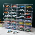 thumbnail image 5 of Caja de almacenamiento de Hot Wheels, modelo de coche de aleación 1:64, juguetes para niños, tomo, tarjeta, estante de colección transparente, 5 of 5