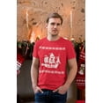 thumbnail image 2 of Old Glory Mens Big Pirate Ship Ugly Christmas Sweater Short Sleeve T Shirt, 2 of 6