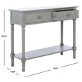 thumbnail image 5 of SAFAVIEH Halton Modern 2 Drawer Console Table, Distressed Grey, 5 of 7