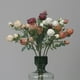 thumbnail image 4 of XmhyTop paquetes de flores artificiales de pensamiento, 13 pulgadas, resistentes a los rayos UV, para exteriores, pequeñas margaritas silvestres falsas - Púrpura oscuro, 4 of 4