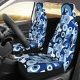 thumbnail image 2 of Pofeuu Evil Eye Print Automotive Car Seat Covers Flat Cloth Full Set Seat Covers,Car Seat Covers front seats for Cars Trucks and SUVs(Two packs), 2 of 7