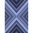 thumbnail image 1 of Ahgly Company Machine Washable Indoor Rectangle Transitional Blue Area Rugs, 8' x 12', 1 of 7