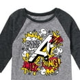 thumbnail image 3 of Marvel The Avengers - Scribble Doodles - Toddler And Youth Raglan, 3 of 5