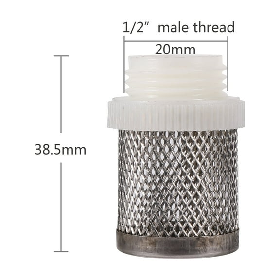 6-19mm Stainless Steel Mesh Filter Garden Irrigation Pump Protection Hose Filter Water Cleaning Mesh Brass Filter