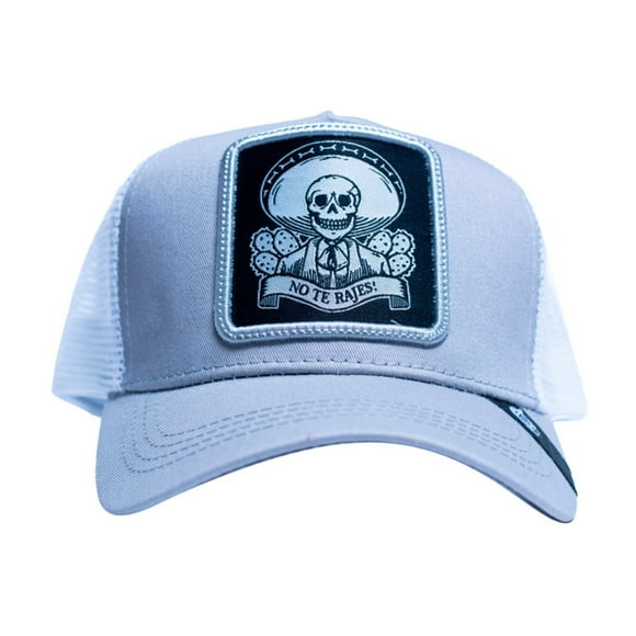 Gorra Visera curva con malla y ajustador Pook Frase No te rajes