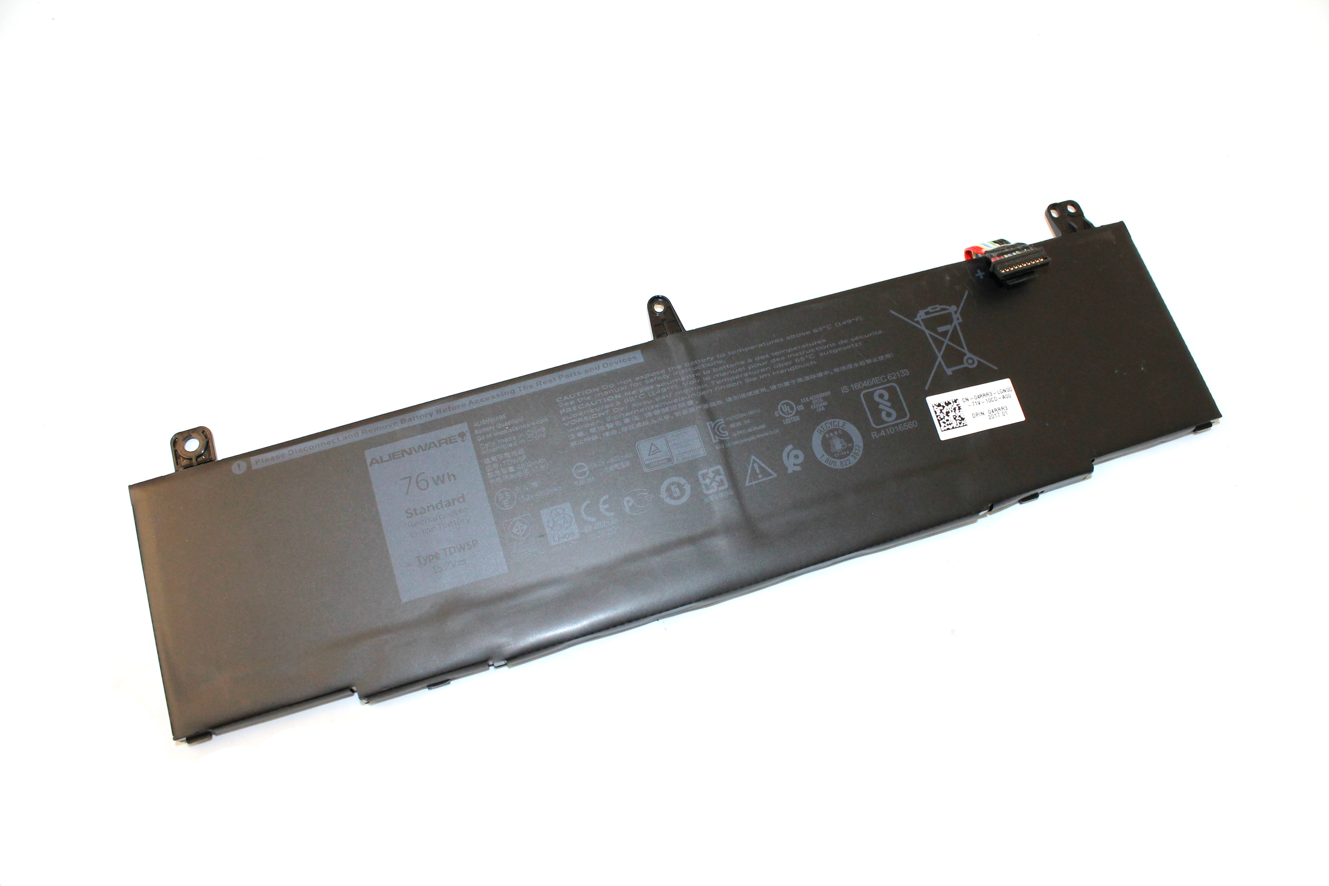 4RRR3 Dell Alienware 13 R3 Genuine 76Wh 15.2V Battery TDW5P Walmart