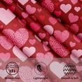 thumbnail image 3 of Valentines Tablecloth Round 60 Inch - Pink and Red Hearts Table Cloth Romantic Love Table Covers for Kitchen Party Dinner Tabletop Decoration, 3 of 7