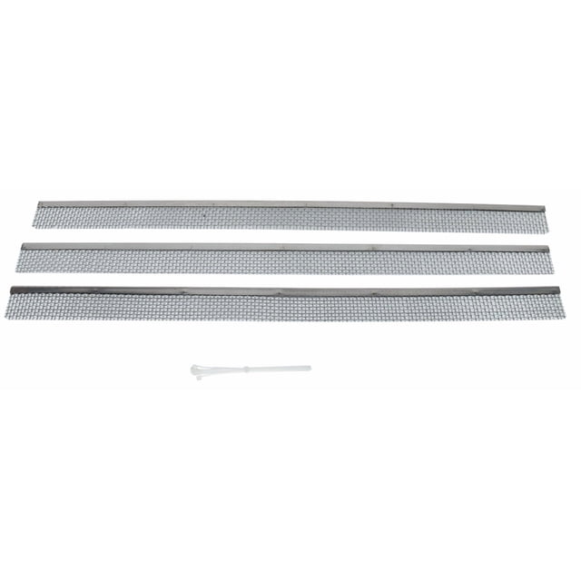 Valterra Bug Screen - RV Appliance A10-1310VP Refrigerator Vent; 19.6 Inch Length x 1.3 Inch Width; Stainless Steel; Package Of 3; With Retail Package