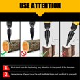 thumbnail image 4 of Removable Firewood Log Splitter Drill Bit, Wood Splitter Drill Bits,Heavy Duty Drill Screw Cone Driver for Hand Drill Stick-hex+Square+Round (32MM/42MM/50MM), 4 of 8